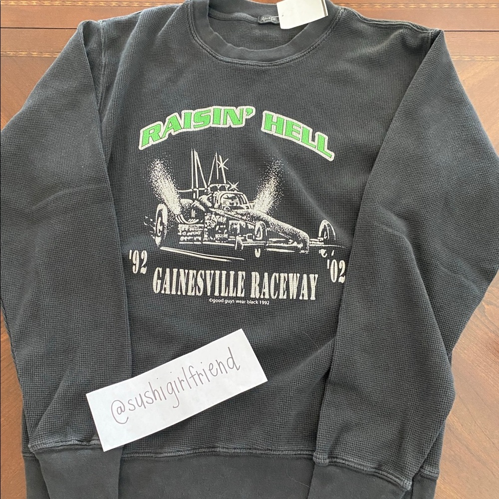 Brandy Melville Raising Hell Thermal Sweater